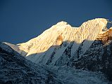 13 Gangapurna And Glacier Close Up Just After Sunrise From Manang